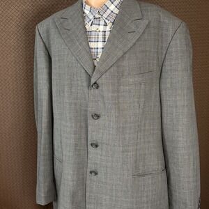 Pronto-Uomo Firenze Zignone‎ Suit 48R Mens 2pc Made In Italy Gray
